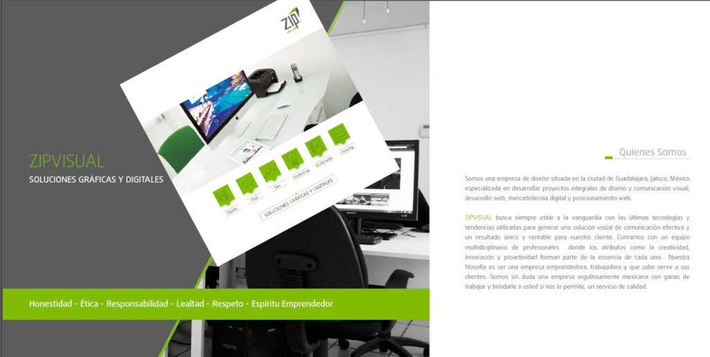 Brochure empresarial o de servicios