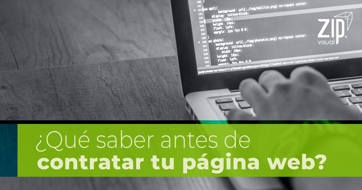 ¿Qué Saber Antes de Contratar tu Página Web? Blog - En méxico