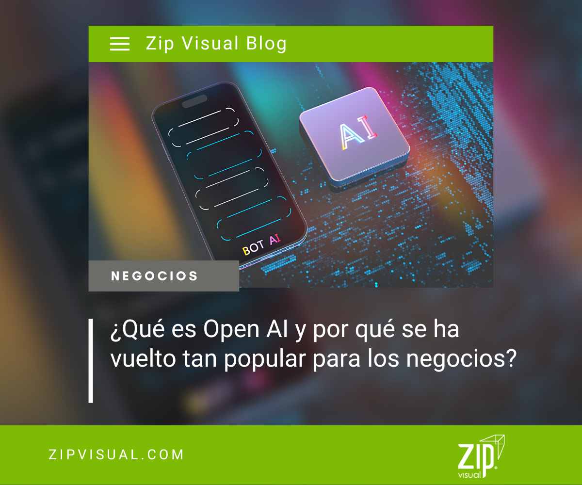 open AI inteligencia artificial en los negocios.