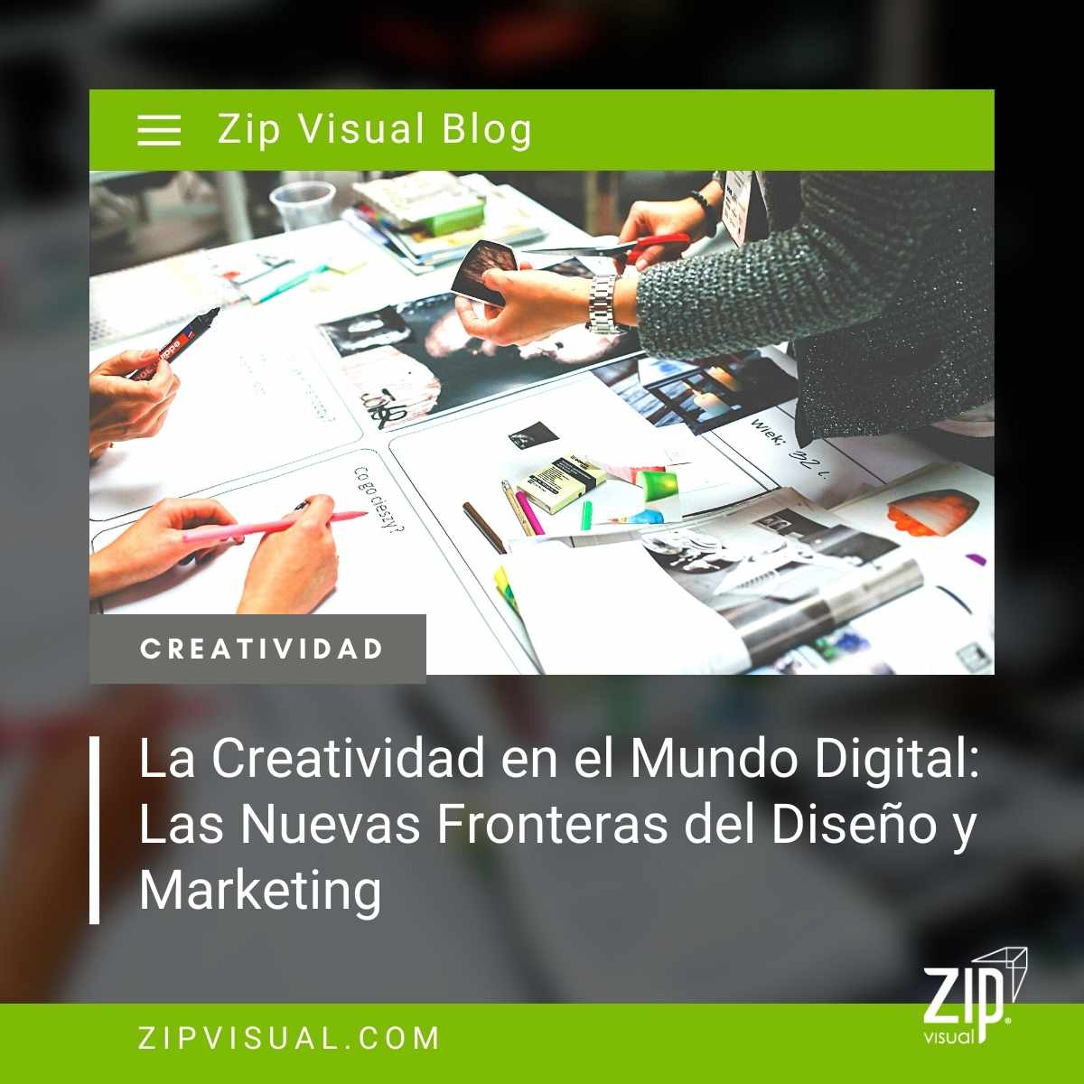 articulo de blog de Creatividad en marketing digital y diseño